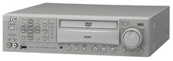 The VR-509E DVR from JVC features a DVD burner for exporting images, and an internal 320GB hard drive for video storage.