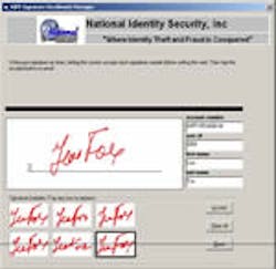 The NIPP Secure software can verify signatures; sees applications in retail, banking sectors. The NIPP Secure software can verify signatures; sees applications in retail, banking sectors.