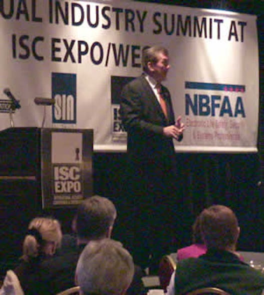 Former DHS Secretary Tom Ridge kicked off ISC West with a keynote at the Sands Convention Center in Las Vegas on Wednesday morning.