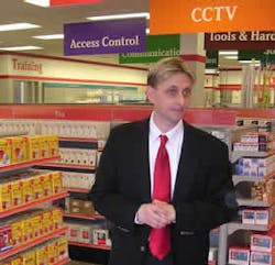 ADI's national merchandiser Herb Albinus showcases the new look of ADI's Las Vegas location, which pulls consumer-style retail lessons to the world of security and fire products distribution. ADI's national merchandiser Herb Albinus showcases the new look of ADI's Las Vegas location, which pulls consumer-style retail lessons to the world of security and fire products distribution.