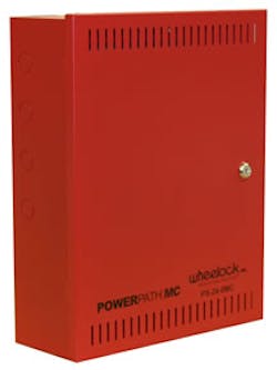 Wheelock's PS-24-8MC (POWERPATH) 8 amp Power Supply Charger offers 8 amps of 24V filter, regulated and supervised power. Wheelock's PS-24-8MC (POWERPATH) 8 amp Power Supply Charger offers 8 amps of 24V filter, regulated and supervised power.