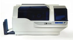 The Zebra P330i badge printer was selected by Zip Specialties of Wheeling, Ill., for custom badge printing. The Zebra P330i badge printer was selected by Zip Specialties of Wheeling, Ill., for custom badge printing.