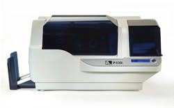 The Zebra P330i badge printer was selected by Zip Specialties of Wheeling, Ill., for custom badge printing. The Zebra P330i badge printer was selected by Zip Specialties of Wheeling, Ill., for custom badge printing.