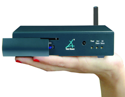 Video Domain's MemoCamDVR allows it to communicate to cell phones, and can also push images and SMS messages. It can also receive SMS messages, such as 'arm', 'disarm' and more.