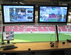 IndigoVisionÂ’s integrated IP video system has been installed in Stuttgart stadium as part of the security system for the football World Cup. IndigoVisionÂ’s integrated IP video system has been installed in Stuttgart stadium as part of the security system for the football World Cup.