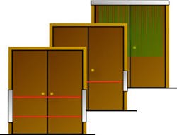 Kouba Systems' Tailgate with Door Control combines the functions of the Local Door Alarm and Tailgate Alarm with door lock control into a single integrated door monitoring and control system. Kouba Systems' Tailgate with Door Control combines the functions of the Local Door Alarm and Tailgate Alarm with door lock control into a single integrated door monitoring and control system.