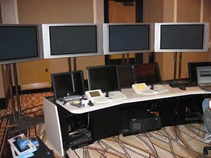 Tom Flynn, the vice president of surveillance for Harrah&apos;s in the Las Vegas area, needed a compact surveillance station especially for the World Series of Poker. He was delivered a state-of-the-art solution using high clarity monitors from North American