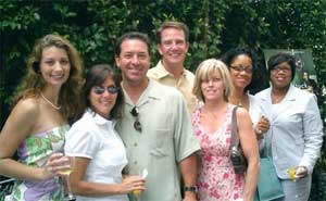 Attending from the Santa Ana offices of HSM Electronic Protection Services, Inc. are, (pictured L to R) Beth Tarnoff, HSM Corporate Marketing Coordinator; Debra Ross, Bert Ross, HSM National Account Manager, Chip Durham, HSM District General Manager, L