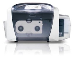 The Persona M30 card printer allows for monochrome printing in an easy to use format that can be applicable for visitor management and basic badging. The Persona M30 card printer allows for monochrome printing in an easy to use format that can be applicable for visitor management and basic badging.