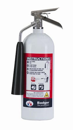 Badger Fire Protection, a UTC company, has released a non-magnetic fire extinguisher to serve the MRI environments.