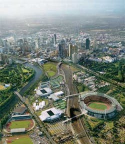 The 2006 Commonwealth Games were held in Melbourne, Australia. Hundreds of cameras, including legacy analog systems and new network/IP cameras were pulled together for a massive surveillance project that centralized video command, monitoring and recording The 2006 Commonwealth Games were held in Melbourne, Australia. Hundreds of cameras, including legacy analog systems and new network/IP cameras were pulled together for a massive surveillance project that centralized video command, monitoring and recording