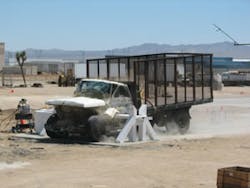 Delta Scientific's DSC 7000 beam barricade defends against a 15,000-pound truck traveling at 50 mph, earning its K12 rating. Delta Scientific's DSC 7000 beam barricade defends against a 15,000-pound truck traveling at 50 mph, earning its K12 rating.