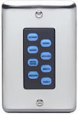 HAI&apos;s HLC 8 Button controller with Custom Engraving