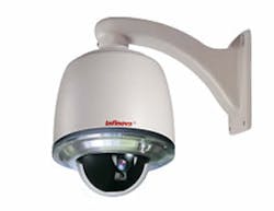 The new V1750 is a high-tech PTZ camera for troubling environments. It features sensors to monitor its own temperature and pressure and can send this data back to the CCTV command and control center. The new V1750 is a high-tech PTZ camera for troubling environments. It features sensors to monitor its own temperature and pressure and can send this data back to the CCTV command and control center.