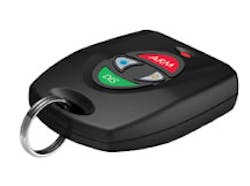 DMP&apos;s 1145 key fob is part of a line of 1100-Series fobs that are available in 1=, 2- and 4-button configurations, with a water resistant design -- giving your customers portable alarm control.