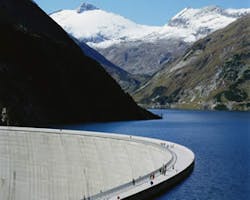 Barrage wall and storage lake at Malta, one of VerbundÂ’s largest hydro-electric power plants in Austria. Barrage wall and storage lake at Malta, one of VerbundÂ’s largest hydro-electric power plants in Austria.