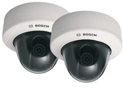 Bosch has incorporated its award-winning 15-bit Dinion digital imaging and XF-Dynamic (wide dynamic range) technologies into its popular FlexiDome family of domed surveillance cameras.