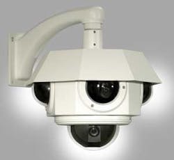 DynaPel EyeMaxs' PTZ Dome System Houses Up To 4 Reference Cameras For Use With CloseView Multiple Object Tracking Solution DynaPel EyeMaxs' PTZ Dome System Houses Up To 4 Reference Cameras For Use With CloseView Multiple Object Tracking Solution