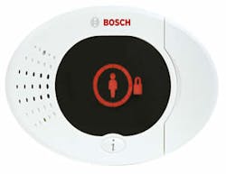 The Easy Series home alarm system panel from Bosch is designed to be easy to use, with no codes to remember. System owners simply use RFID tokens, and can give audio commands to the system, which offers an easy-to-understand GUI.