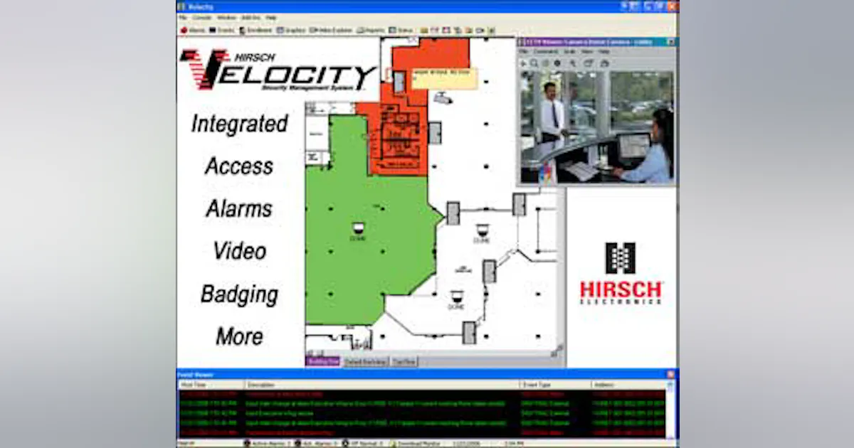 Hirsch Access Control Hirsch Announces Velocity 3.0 Security Management System | Security ...