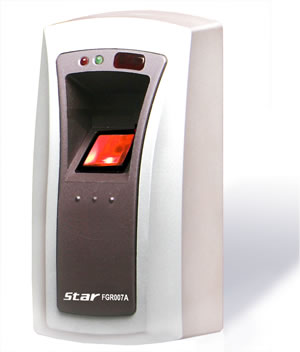 The STAR FGR007A fingerprint reader can handle up to 4,000 users and is designed for companies wanting to add a standalone biometrics access control solution.