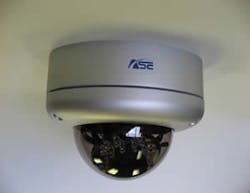 ASE's NY-D104 vandal-proof IR dome camera ASE's NY-D104 vandal-proof IR dome camera