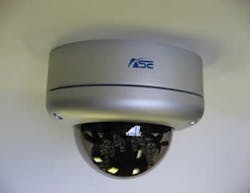 ASE&apos;s NY-D104 vandal-proof IR dome camera