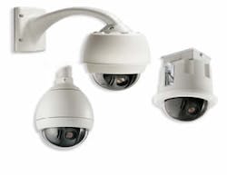 The AutoDome camera system from Bosch Security allows 'modules' to be hot-swapped for upgrades or design changes, such as from fixed to PTZ, or even to add motion detection and tracking. The AutoDome camera system from Bosch Security allows 'modules' to be hot-swapped for upgrades or design changes, such as from fixed to PTZ, or even to add motion detection and tracking.