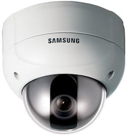 Samsung 360's SVD-4300N, 10X auto-focus zoom, vandal resistant dome. Samsung 360's SVD-4300N, 10X auto-focus zoom, vandal resistant dome.