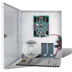 The new IRC-2000-RD 2-Door Panel Kit from RBH comes with 64-door software and two proximity readers.