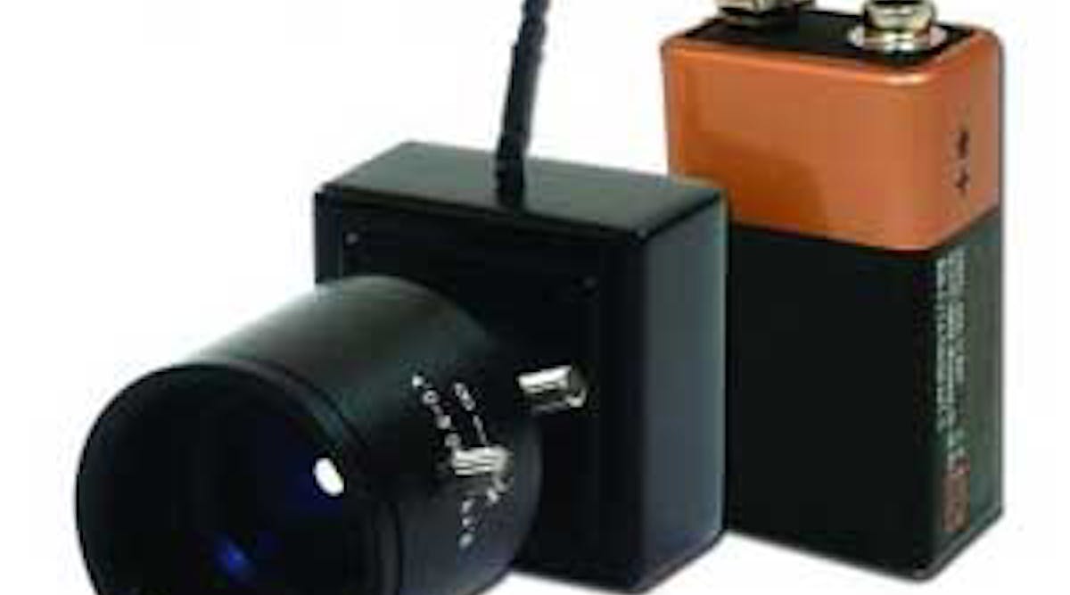 VideoComm&apos;s new MXR-5847vf is a micro-sized 5.8GHz wireless video camera.