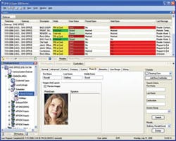 A screen capture demonstrates the access and visitor management interface within the DHS Eclipse 700 software. A screen capture demonstrates the access and visitor management interface within the DHS Eclipse 700 software.