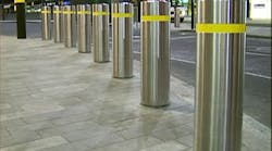 ATG Access&apos; bollards in operation in the city of Liverpool