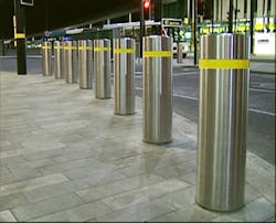 ATG Access' bollards in operation in the city of Liverpool ATG Access' bollards in operation in the city of Liverpool