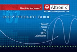 Altronix has released its 2007 guide to its full product line, from power supply devices to accessories and UTP video products.
