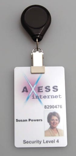 J.A.M. Plastics' new premium badge reel is designed to keep ID badges facing forward. J.A.M. Plastics' new premium badge reel is designed to keep ID badges facing forward.