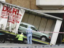 A Mercedes is loaded onto a truck in Haymarket Street, near Piccadilly, central London on Friday, June 29, 2007. The Mercedes was said to contain a car bomb. A Mercedes is loaded onto a truck in Haymarket Street, near Piccadilly, central London on Friday, June 29, 2007. The Mercedes was said to contain a car bomb.