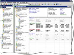 A screenshot of the new v5.0 of SedonaOffice shows the depth at which security companies can manage their accounts. A screenshot of the new v5.0 of SedonaOffice shows the depth at which security companies can manage their accounts.