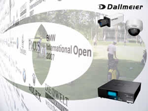 The BMW International Open in Munich featured Dallmeier's surveillance solutions, with attendees able to watch action via the surveillance system.