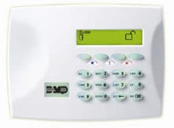 DMP&apos;s Thinline srieres Icon keypad makes alarm system control simple.