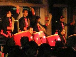 Entertaining attendees of the 2007 Tri-Association Awards Dinner was &apos;Drum Spirit of China&apos;, a group of superb traditional Chinese drummers.