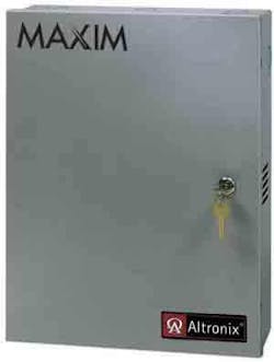 Maxim 55 Access Power Controllers feature two power supply chargers and two eight-output access power controllers mounted in a unique enclosure with sixteen independently controlled fuse-protected 12VDC outputs. Maxim 55 Access Power Controllers feature two power supply chargers and two eight-output access power controllers mounted in a unique enclosure with sixteen independently controlled fuse-protected 12VDC outputs.