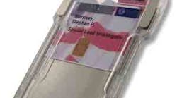 Brady People ID&apos;s Secure Badgeholder is designed to block card skimming.