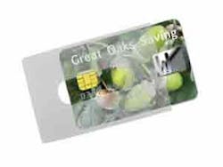 A credit card holder is part of Brady People ID's new products A credit card holder is part of Brady People ID's new products