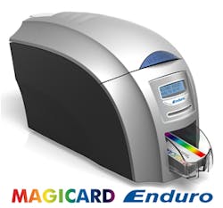 Magicard's new Enduro ID card printer is ideal positioned for card/ID services in the office environment. Magicard's new Enduro ID card printer is ideal positioned for card/ID services in the office environment.