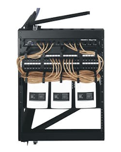 Middle Atlantic Products SFR series wall racks (pictured) will now be packaged in a 'flat pack' design, allowing for reduced shipping costs, less storage space. Middle Atlantic Products SFR series wall racks (pictured) will now be packaged in a 'flat pack' design, allowing for reduced shipping costs, less storage space.
