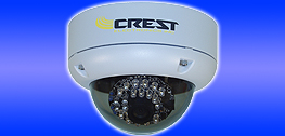 Crest Electronics' CJ-4824C-IR color infrared dome camera