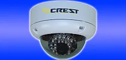 Crest Electronics' CJ-4824C-IR color infrared dome camera Crest Electronics' CJ-4824C-IR color infrared dome camera