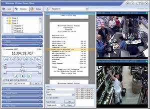Milestone Systems&apos; XProtect Transact v2.5 links IP video with retail transaction data.