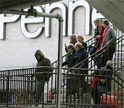 People walk down stairs to evacuate from the Westroads Mall after a gunman opened fire at a Von Maur store in the complex in Omaha, Neb., Wednesday, Dec. 5, 2007. At least one person was wounded and police locked down the shopping center while they search People walk down stairs to evacuate from the Westroads Mall after a gunman opened fire at a Von Maur store in the complex in Omaha, Neb., Wednesday, Dec. 5, 2007. At least one person was wounded and police locked down the shopping center while they search